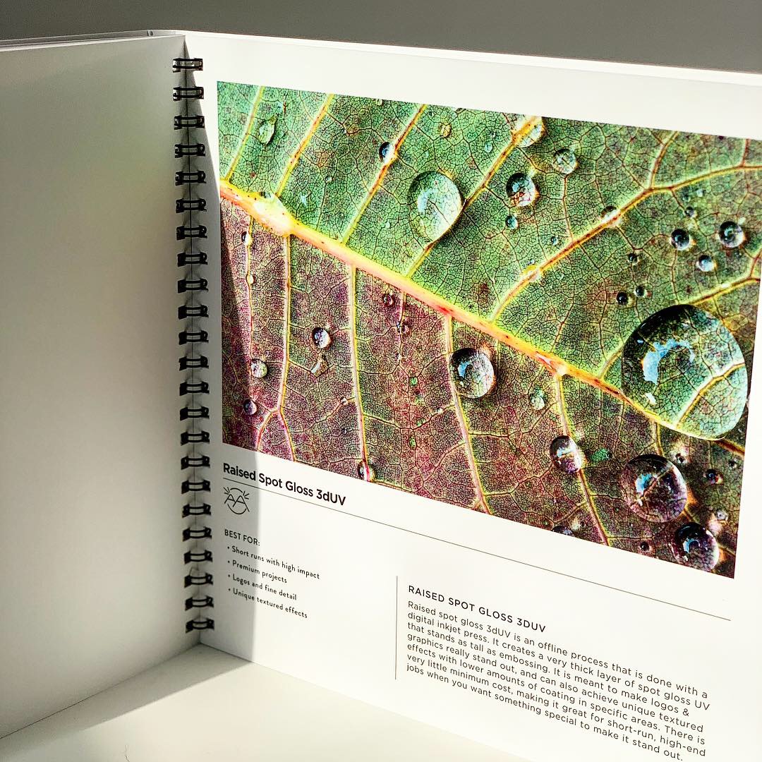 Raised UV Folder