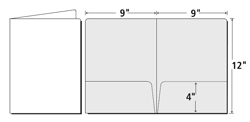 9x12 folder template indesign